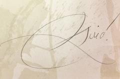 Joan Miro, For the opening of the Fundacio Miro Barcelona, lithograph, signed