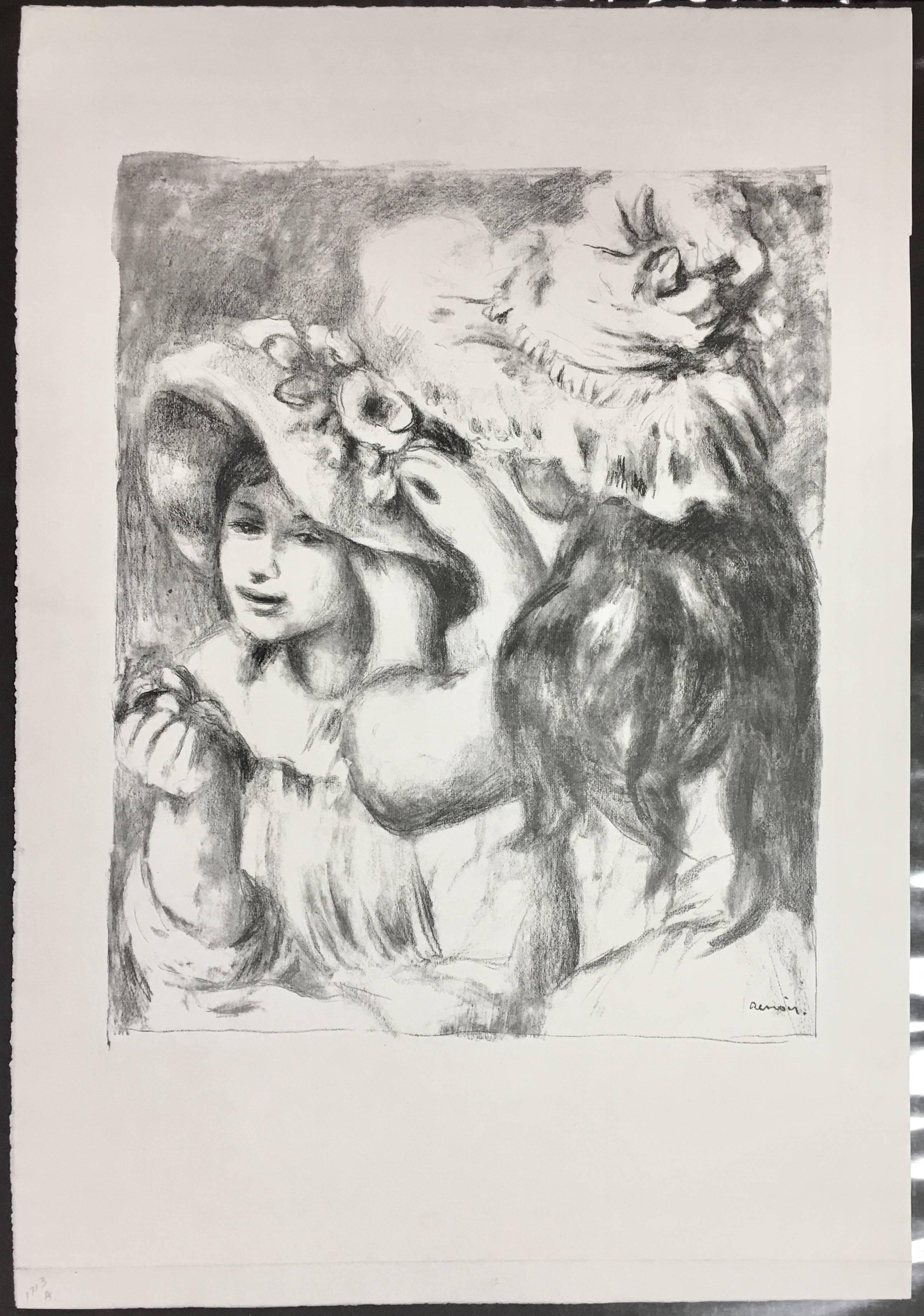 Le Chapeau Épinglé - Print by Pierre-Auguste Renoir