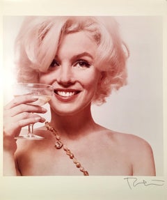 Bert Stern, "Here's To You from The Last Sitting, " original photo, hand signed 