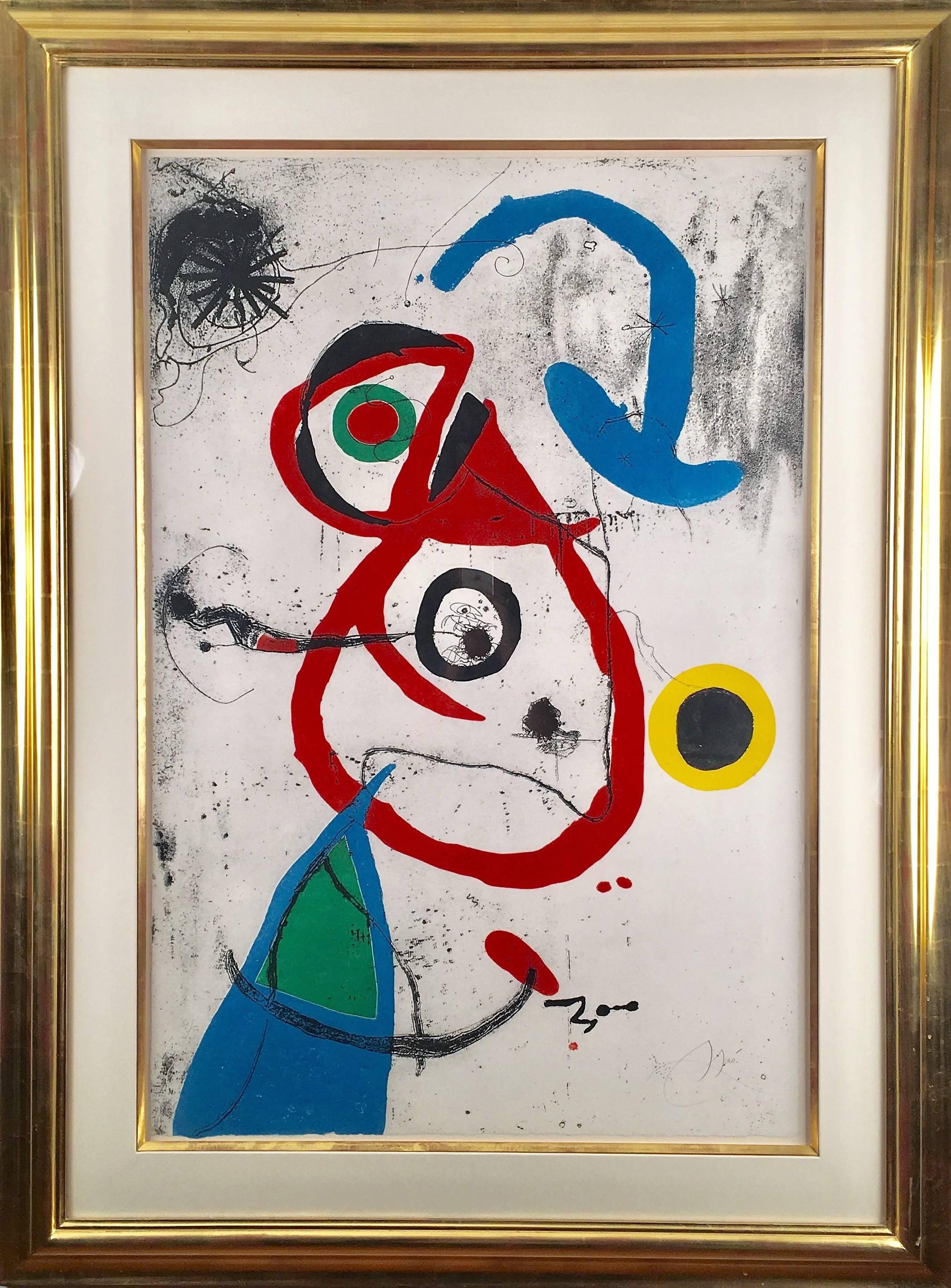 From the Barcelona Suite D.600 - Print by Joan Miró