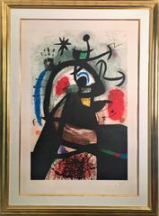 Joan Miró, "Le Permissionnaire", etching and aquatint