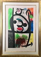 Joan Miro, La Femme Toupie, etching