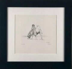 Henry Moore, "Dromedary", original etching, signed