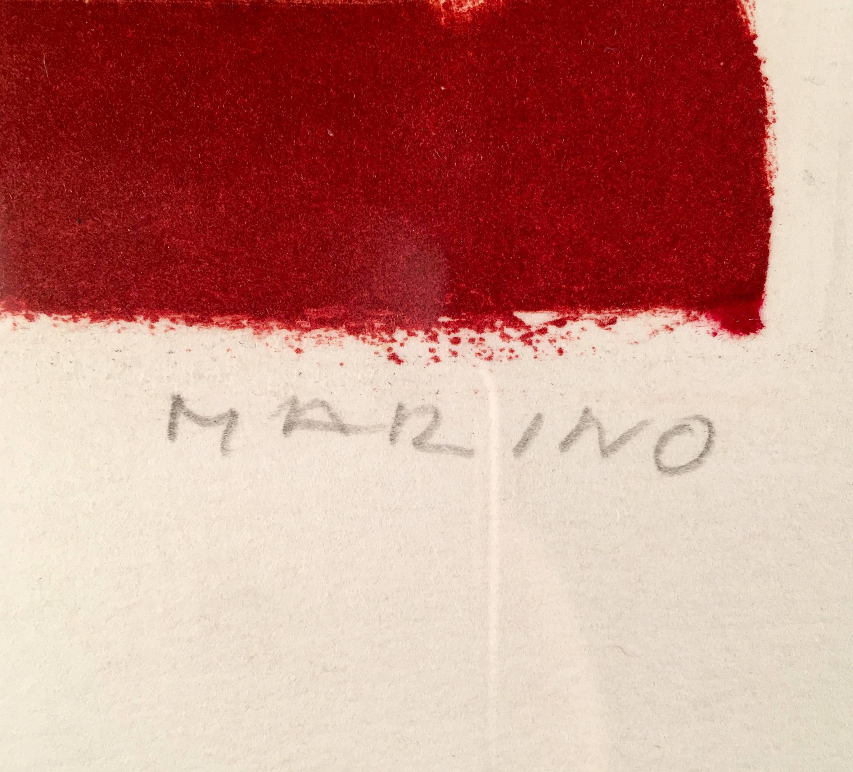 This piece is an original etching and aquatint by Marino Marini, created in 1977.  It is hand signed and marked 