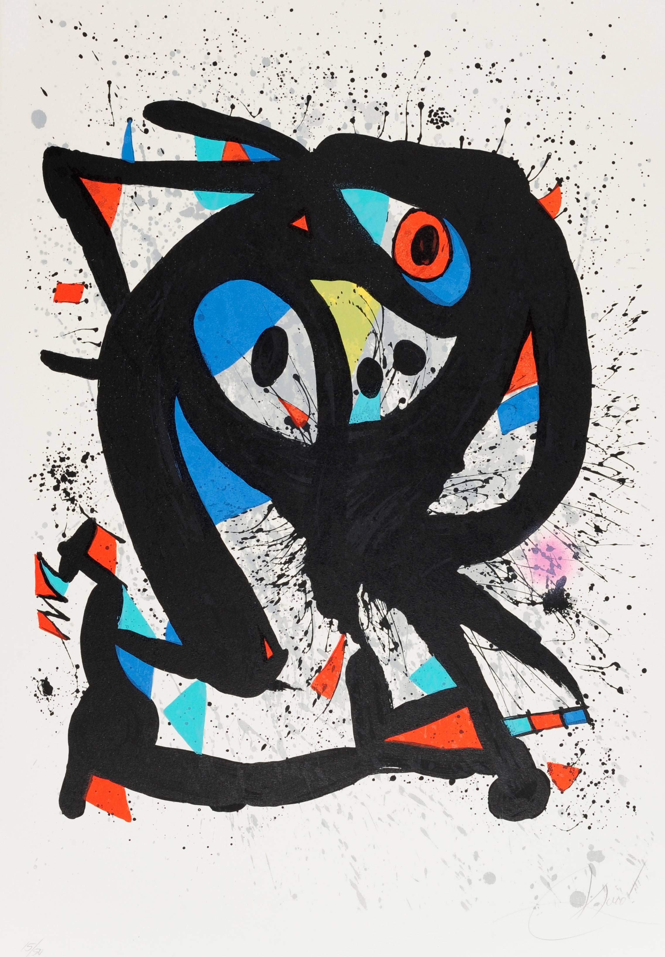 Joan Miró Abstract Print - Joan Miro, Israël