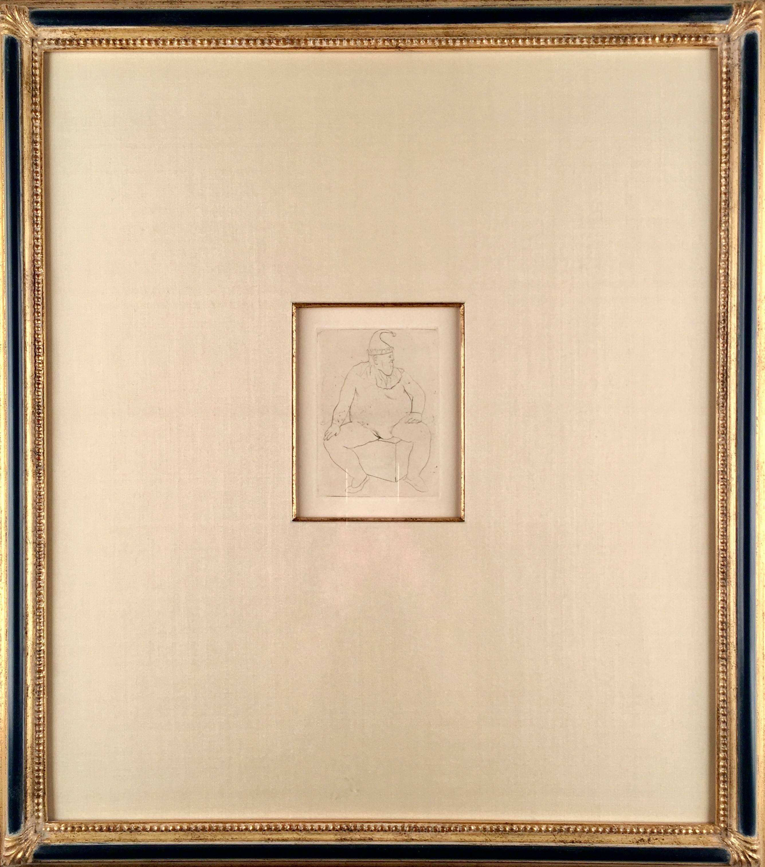 Le Saltimbanque au Repos de La Suite des Saltimbanques - Print de Pablo Picasso