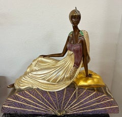 Erté, King's Favorite, bronze sculpture