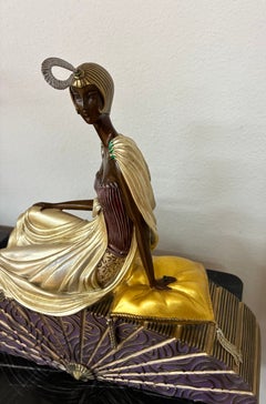 Erté, King's Favorite, bronze sculpture