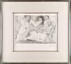 Pablo Picasso, "Untitled" from 23 novembre 1966 II, etching