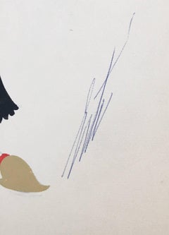 Erté, Paysan Garçon, unique gouache, hand signed