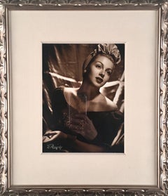 Laszlo Willinger, Lana Turner, fotografia originale d'epoca, firmata a mano