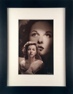 Laszlo Willinger, Susan Hayward, original vintage photograph, hand signed