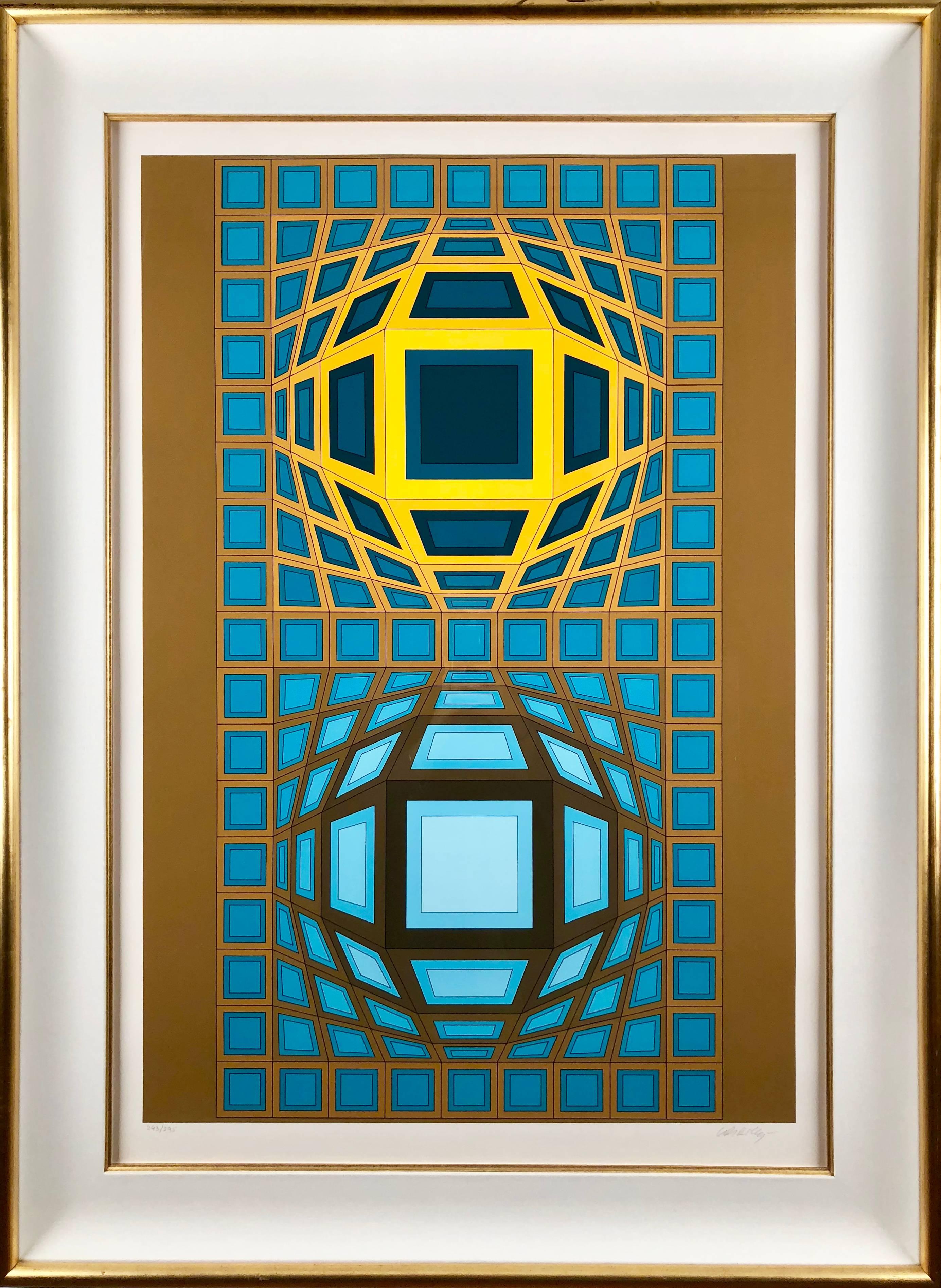 Museum #2 - Print by Victor Vasarely