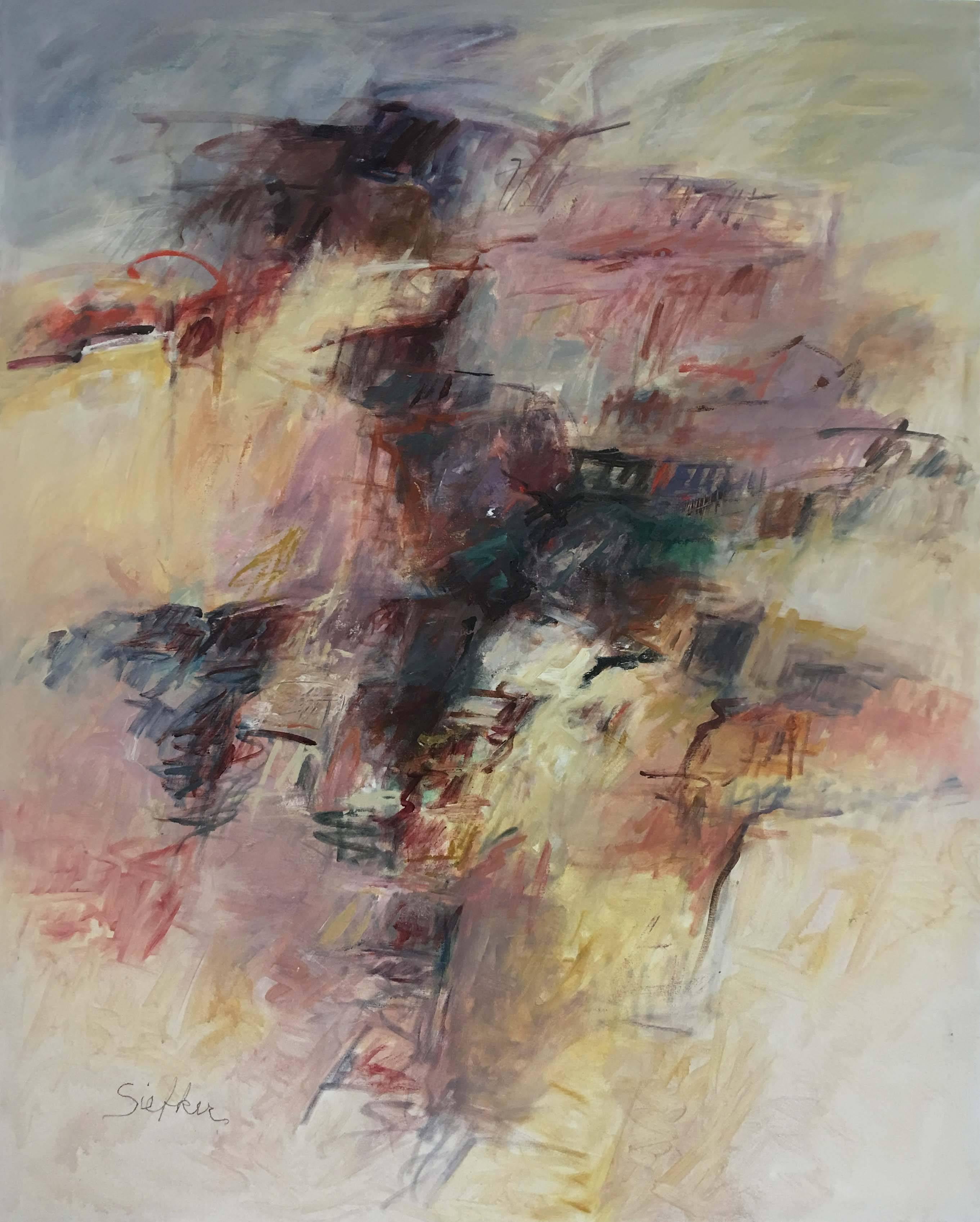 Mary Lou Siefker Abstract Painting - Purple Haze