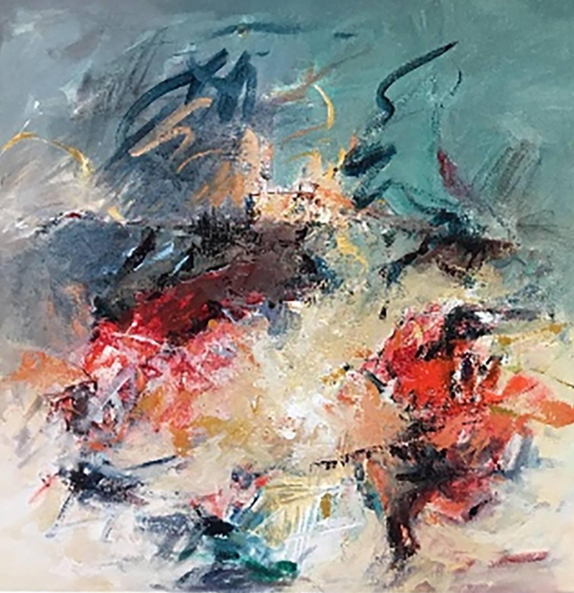 Abstract Painting de Mary Lou Siefker - He estado allí y me ha encantado