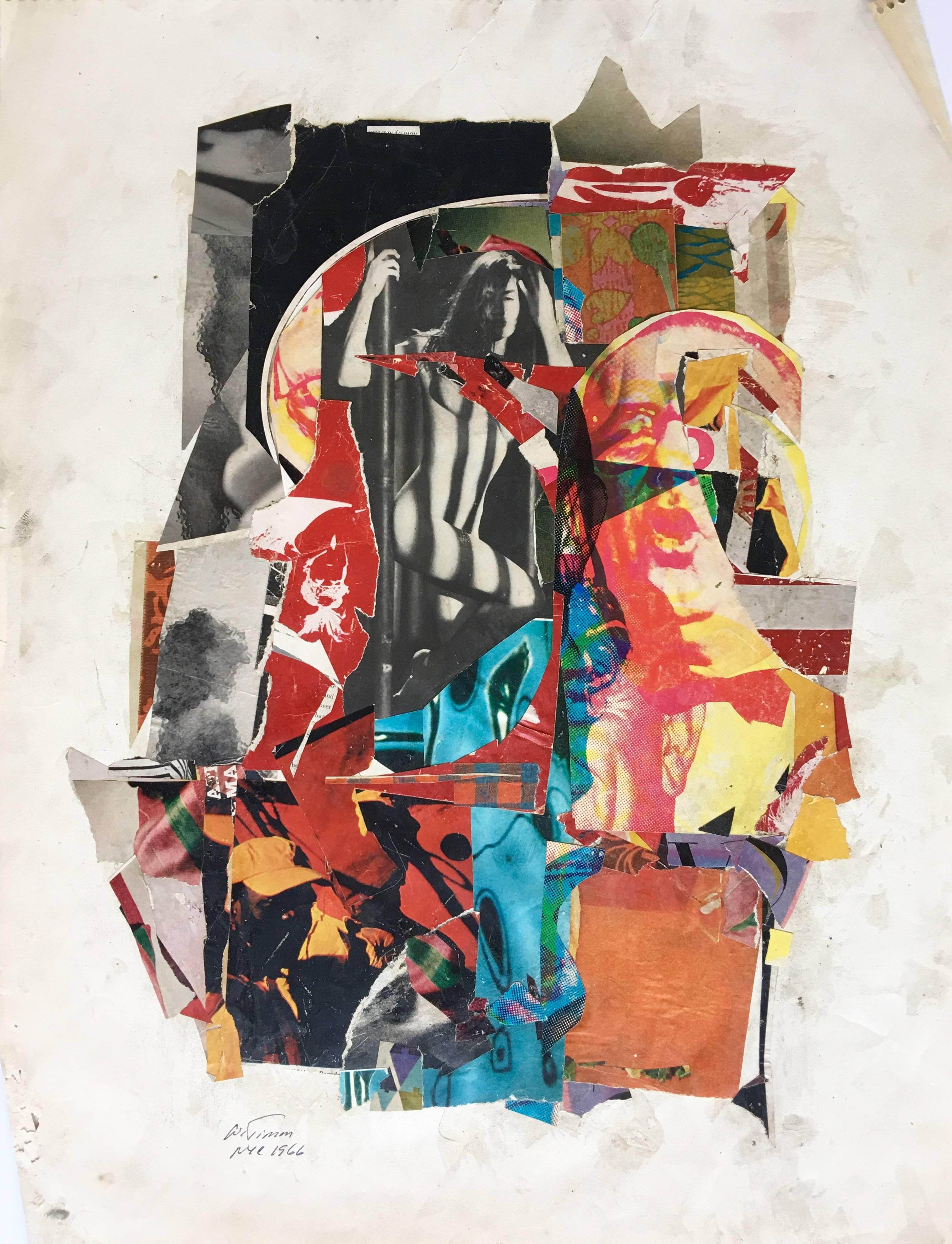 Collage Serie Femme Fatale 321 - Mixed Media Art de Wayne Timm