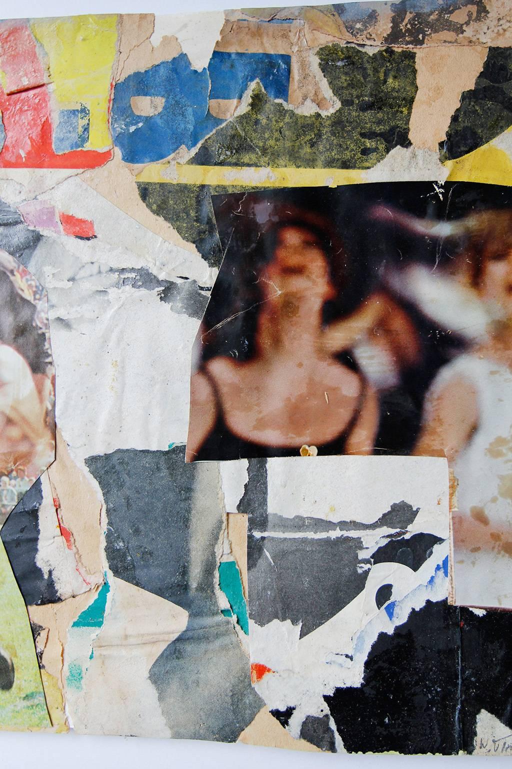 Collage - Femme Fatale Série 323 - Abstrait Mixed Media Art par Wayne Timm