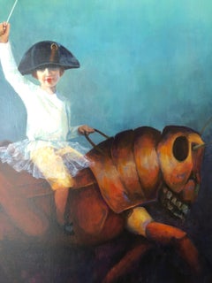 Acrylic on Canvas Titled “The Joy Ride”