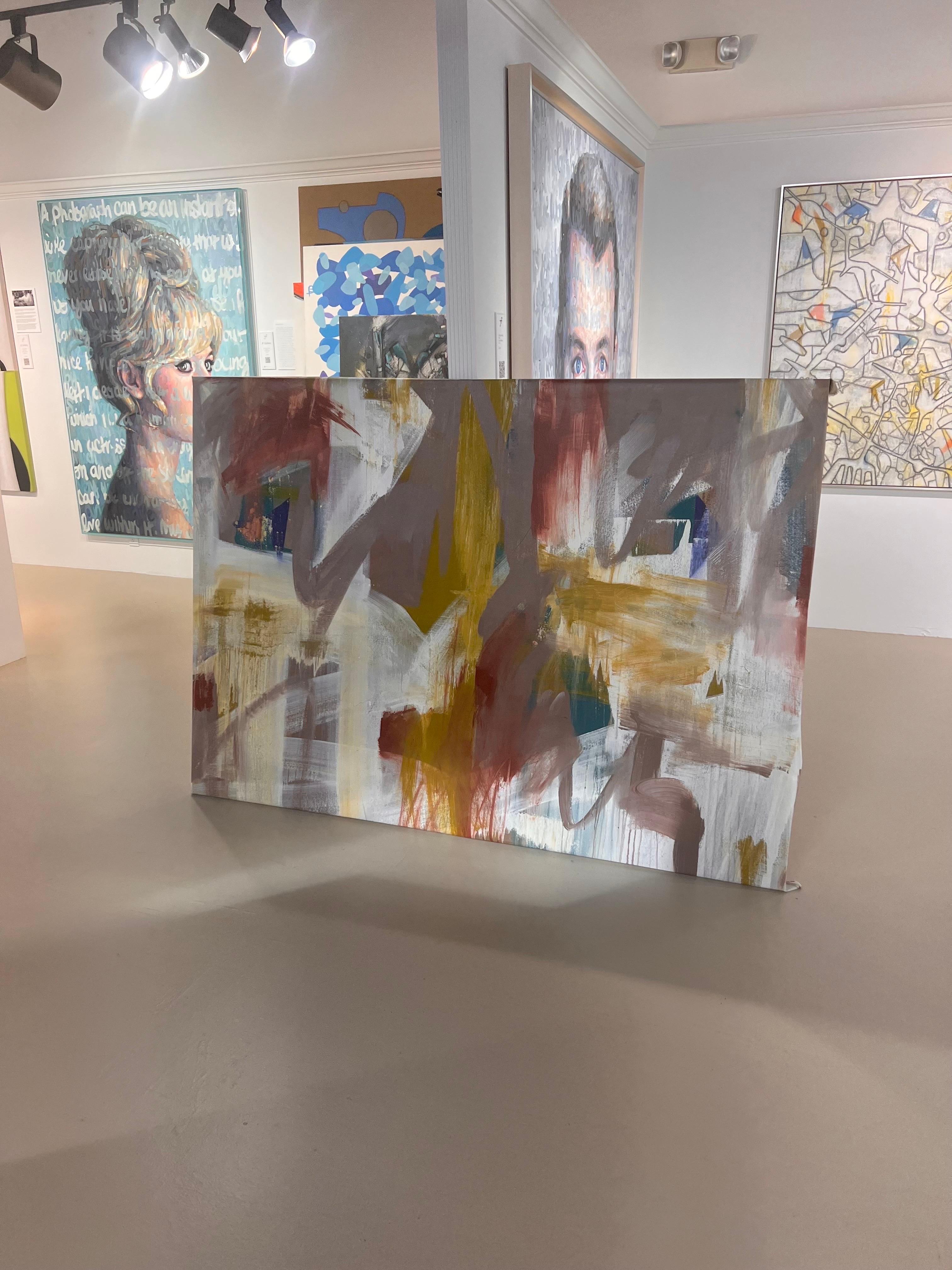 Pittura a olio di grandi dimensioni intitolata 