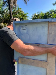 Acrylic on Wood Assemblage Titled: “Tres iV”