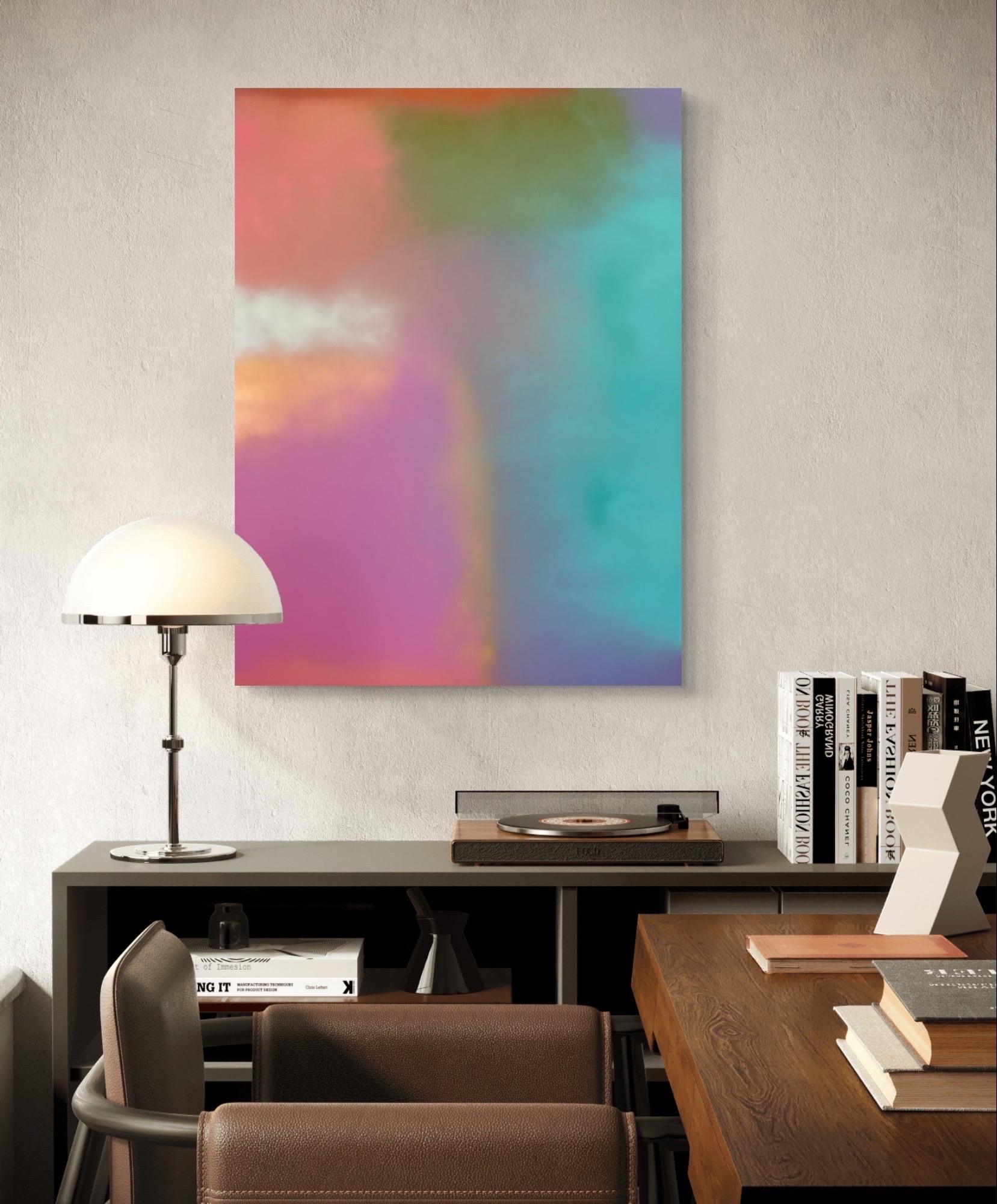 Pittura acrilica su pannello di legno intitolata 