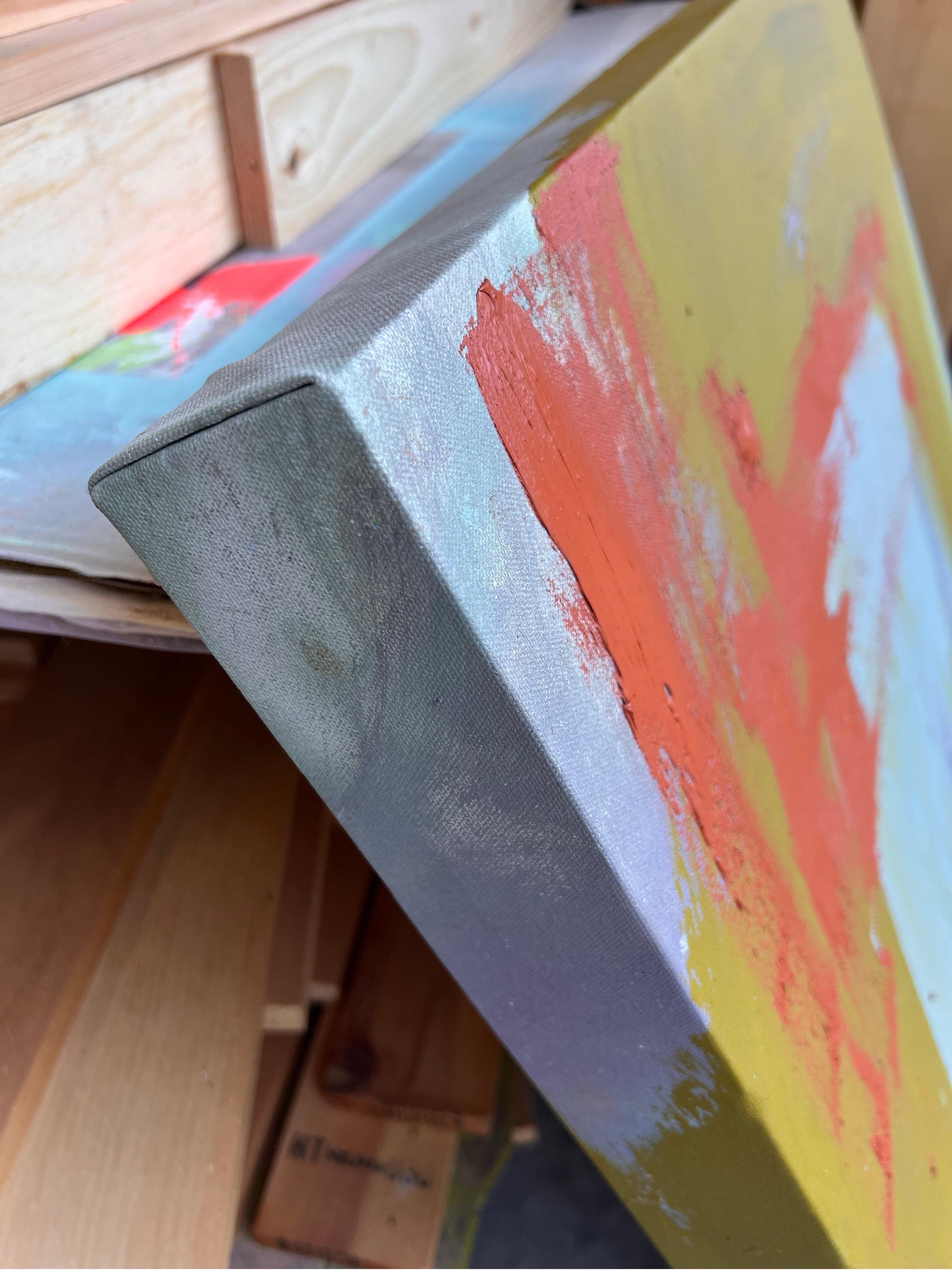 Pittura a tecnica mista su tela dal titolo 