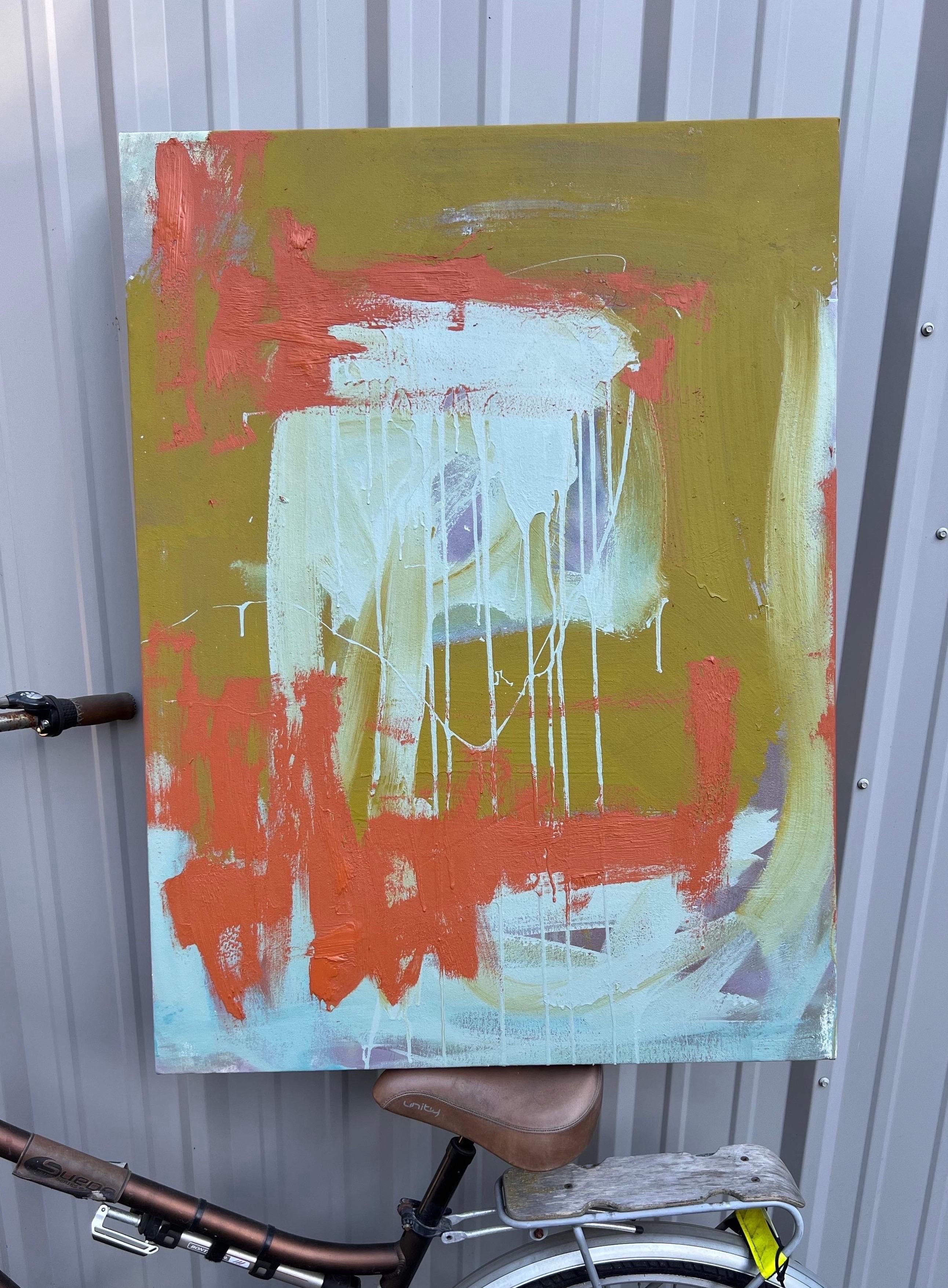Pittura a tecnica mista su tela dal titolo 