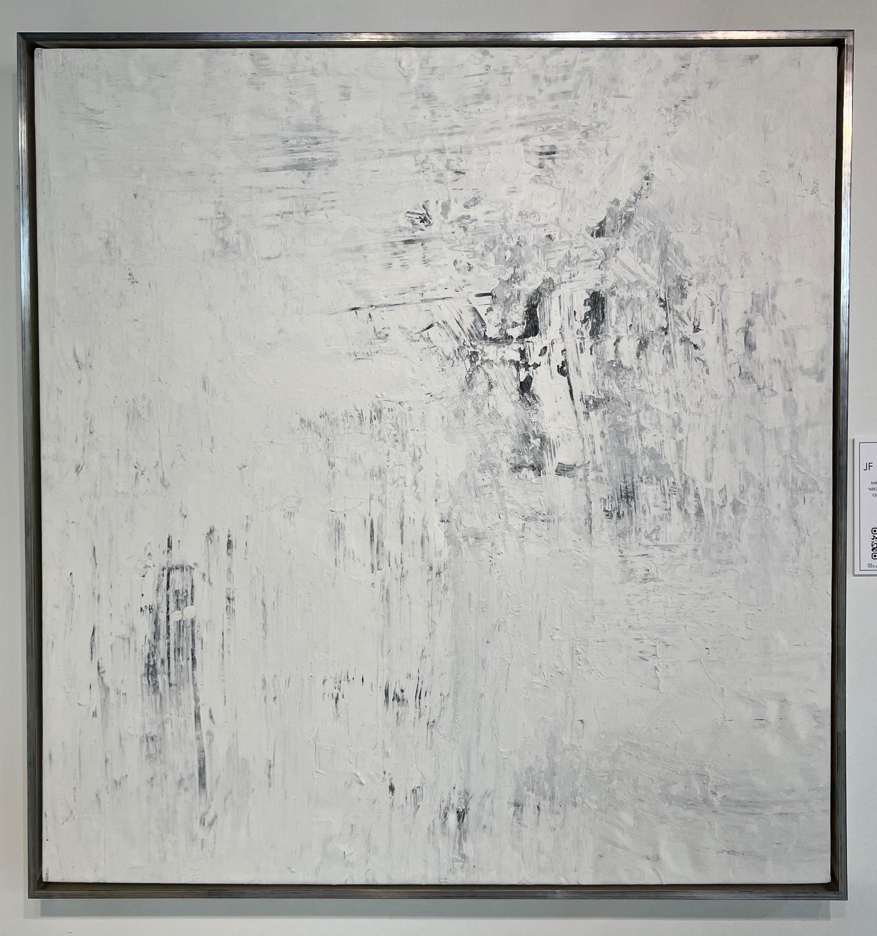 Oil on Canvas Painting Titled “AbEx Whitewash 1” For Sale 15