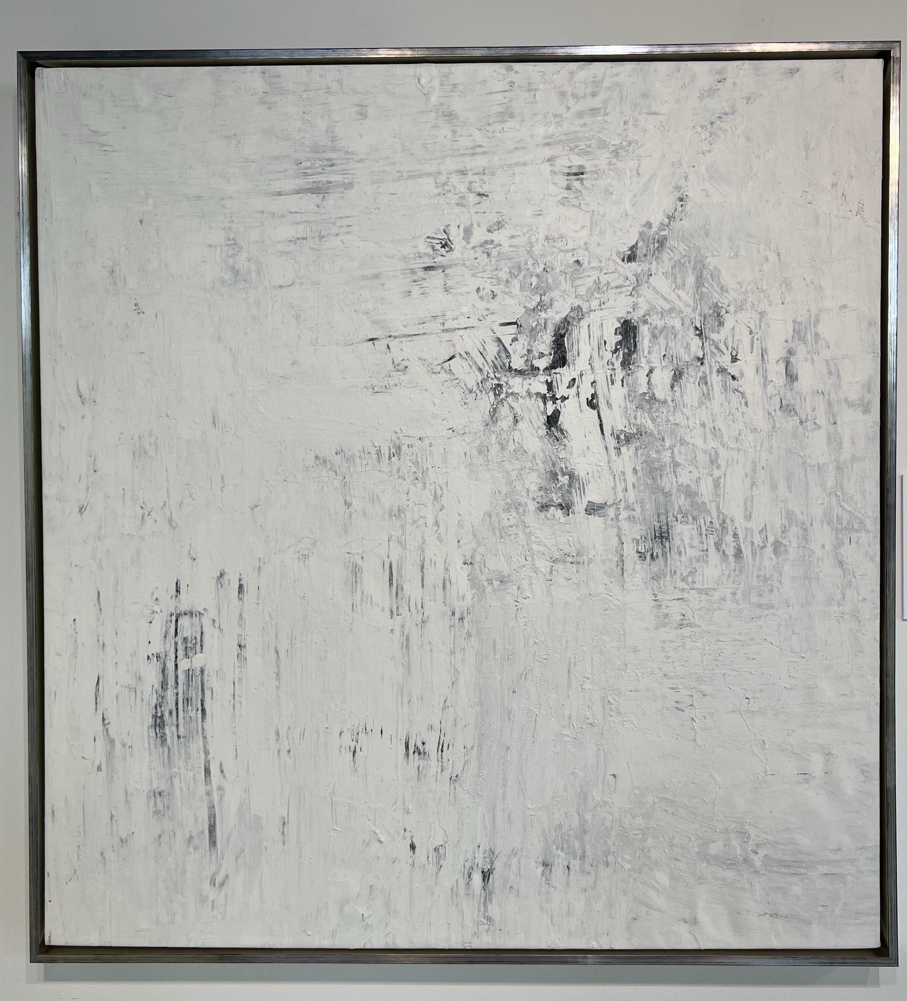 Oil on Canvas Painting Titled “AbEx Whitewash 1” For Sale 14