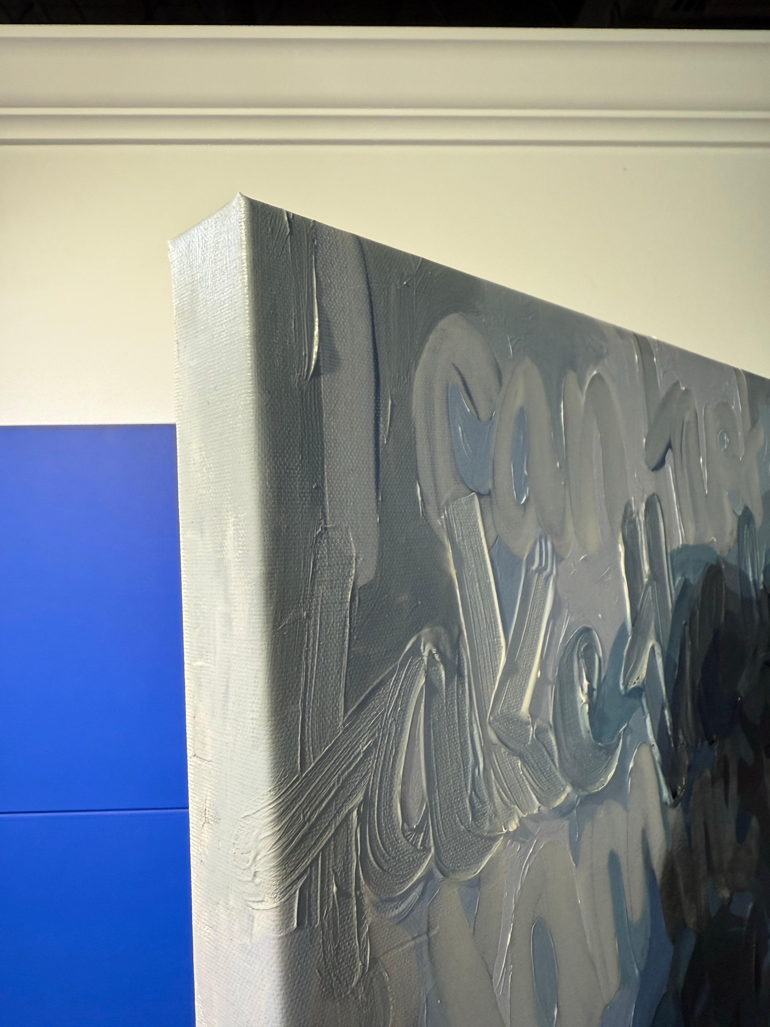 Huile sur toile Cher par Christina Major, 58 x 81 en vente 3