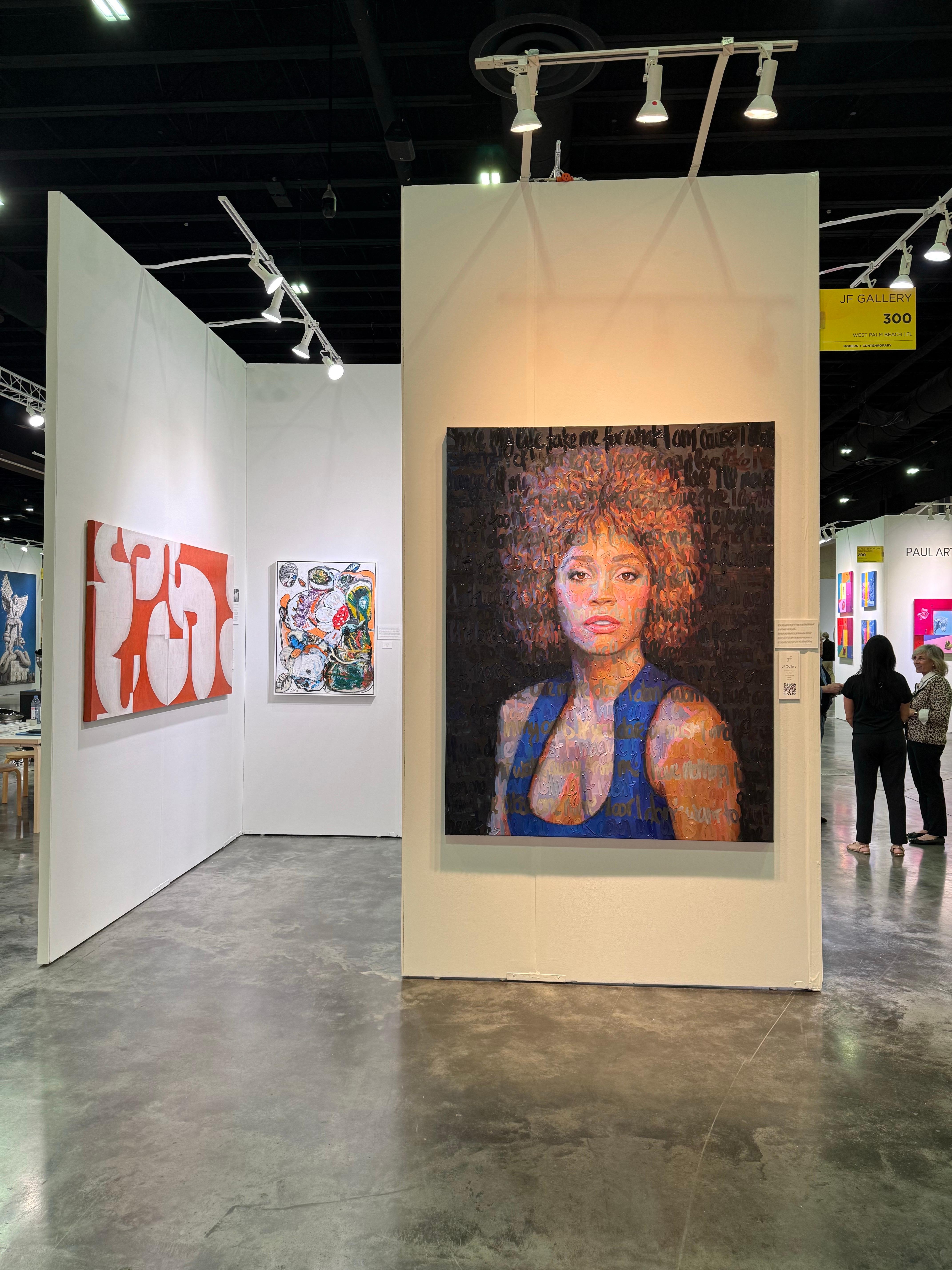 Huile sur toile Whitney par Christina Major, 58 x 74 en vente 3
