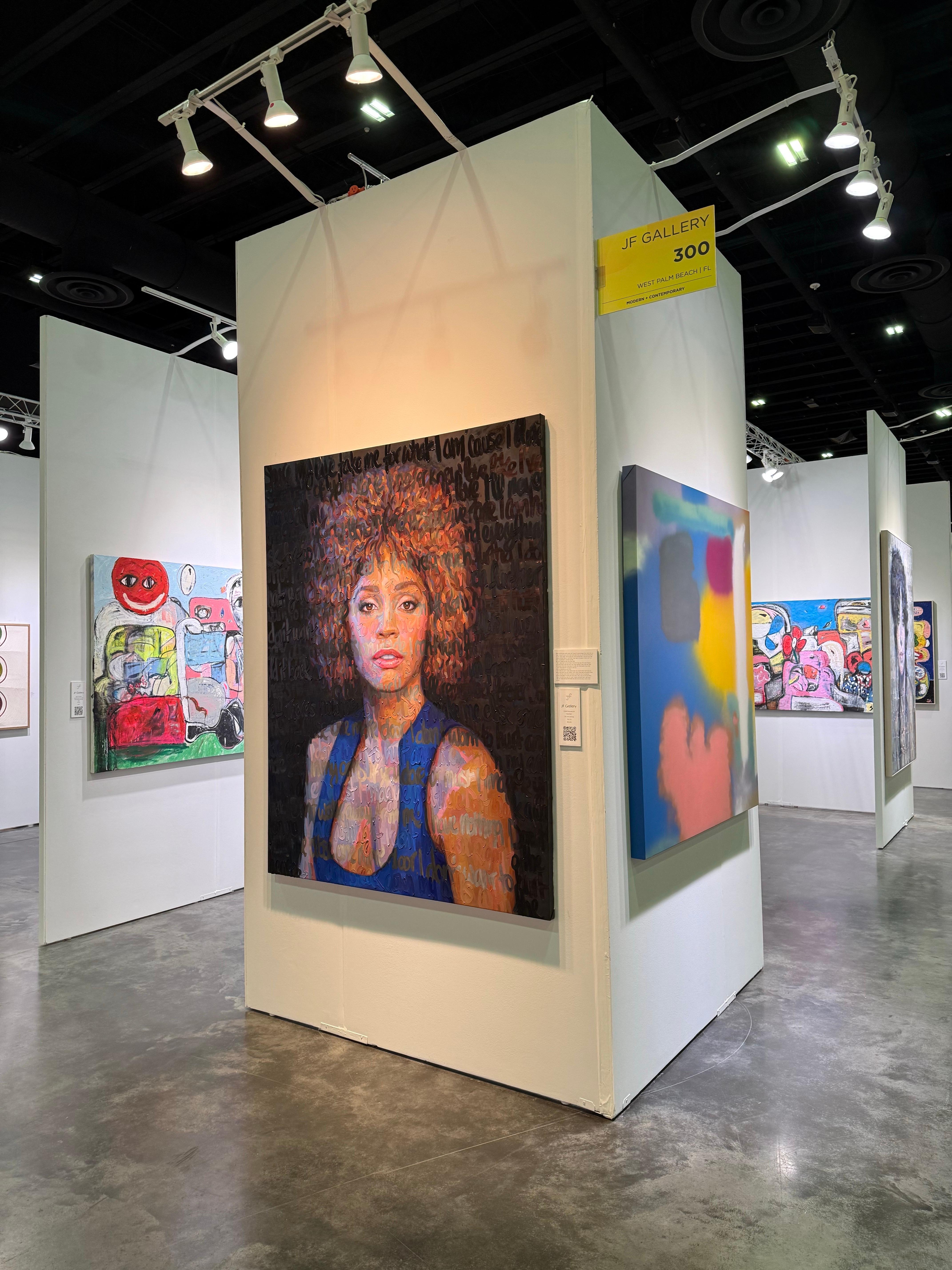 Huile sur toile Whitney par Christina Major, 58 x 74 en vente 4