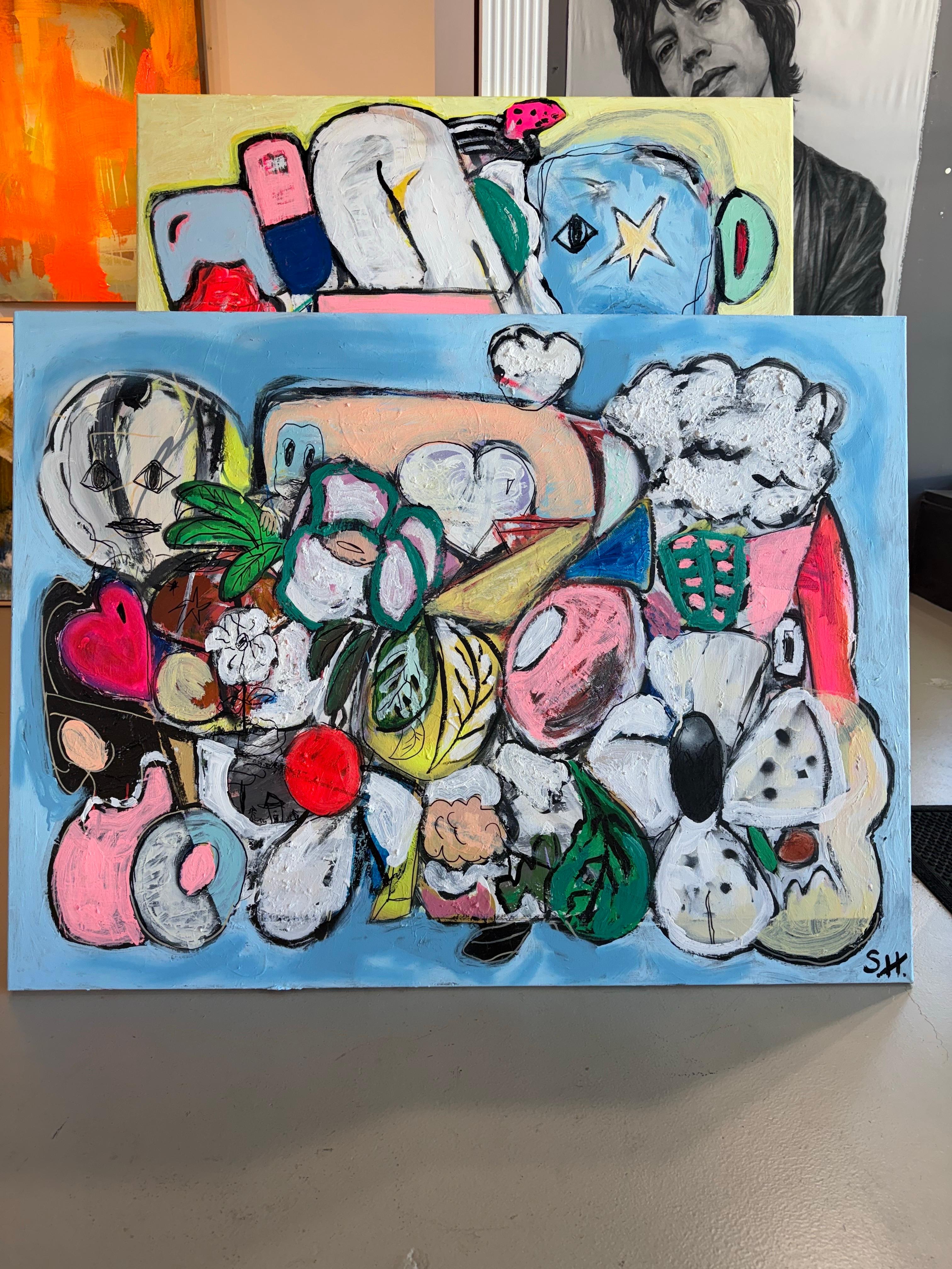 Mixed Media Painting titled 