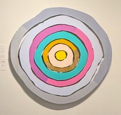 Acrilico, Wood, Resina Titolo "Onde stellari #6" 60"
