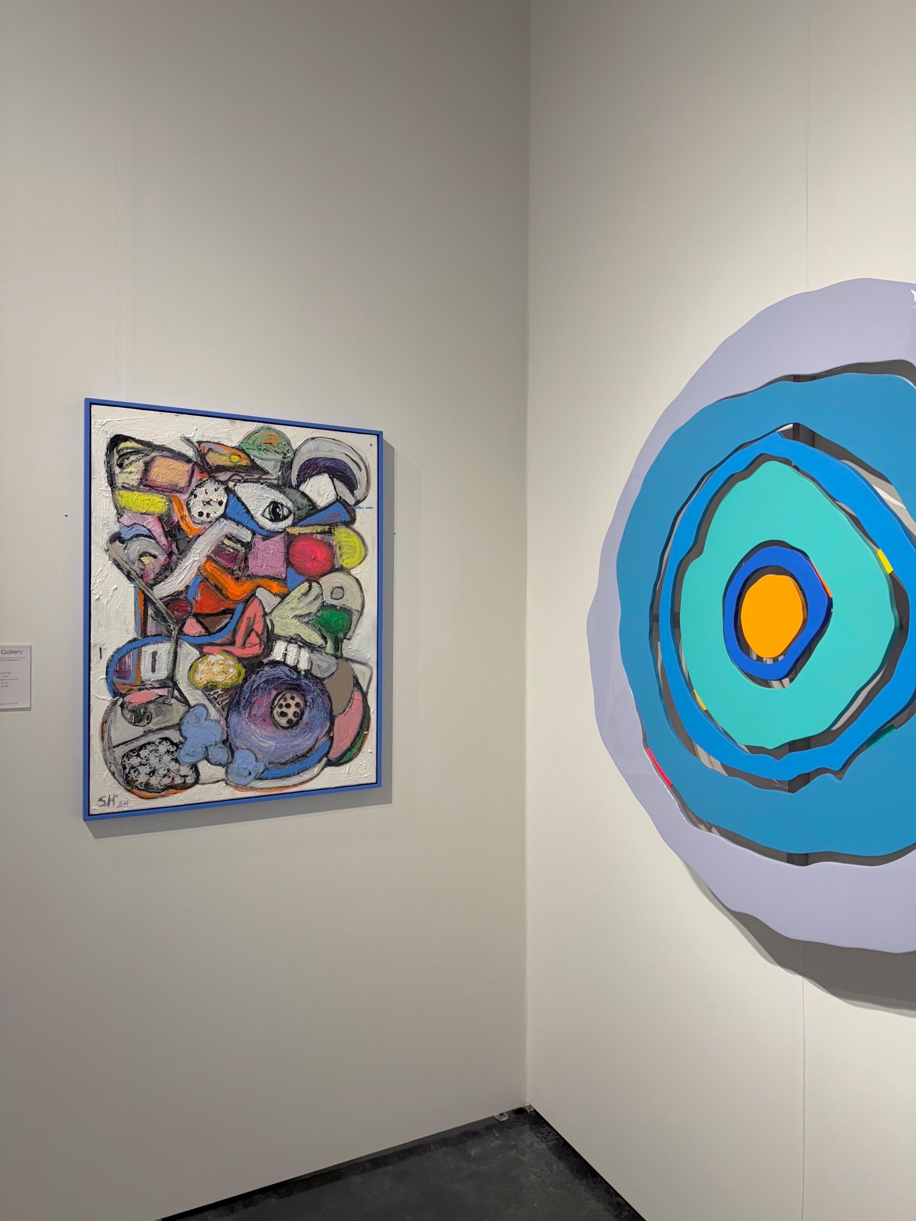 Pittura a tecnica mista intitolata 