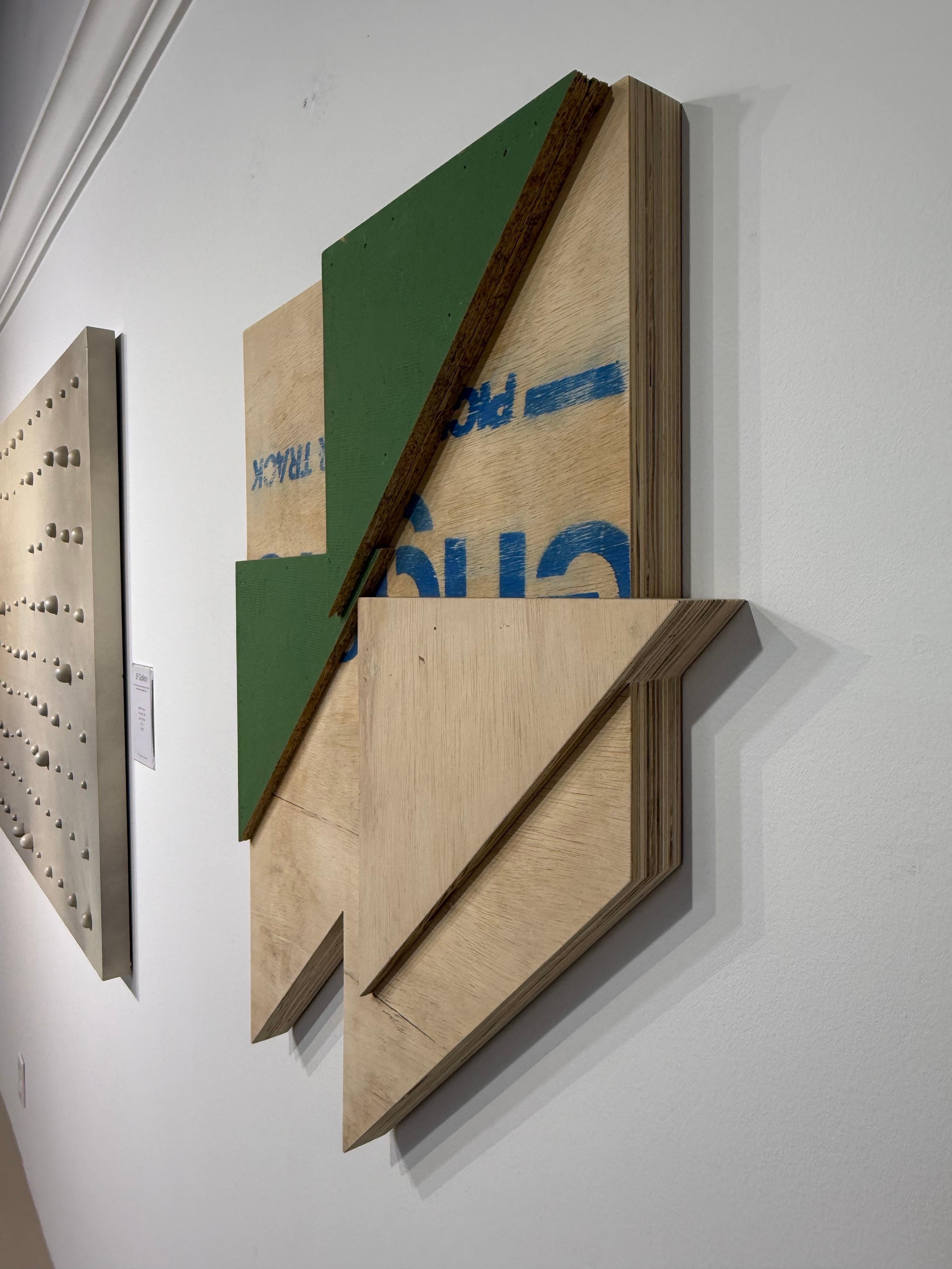 Acrilico e Wood Assemblage Titolo: 