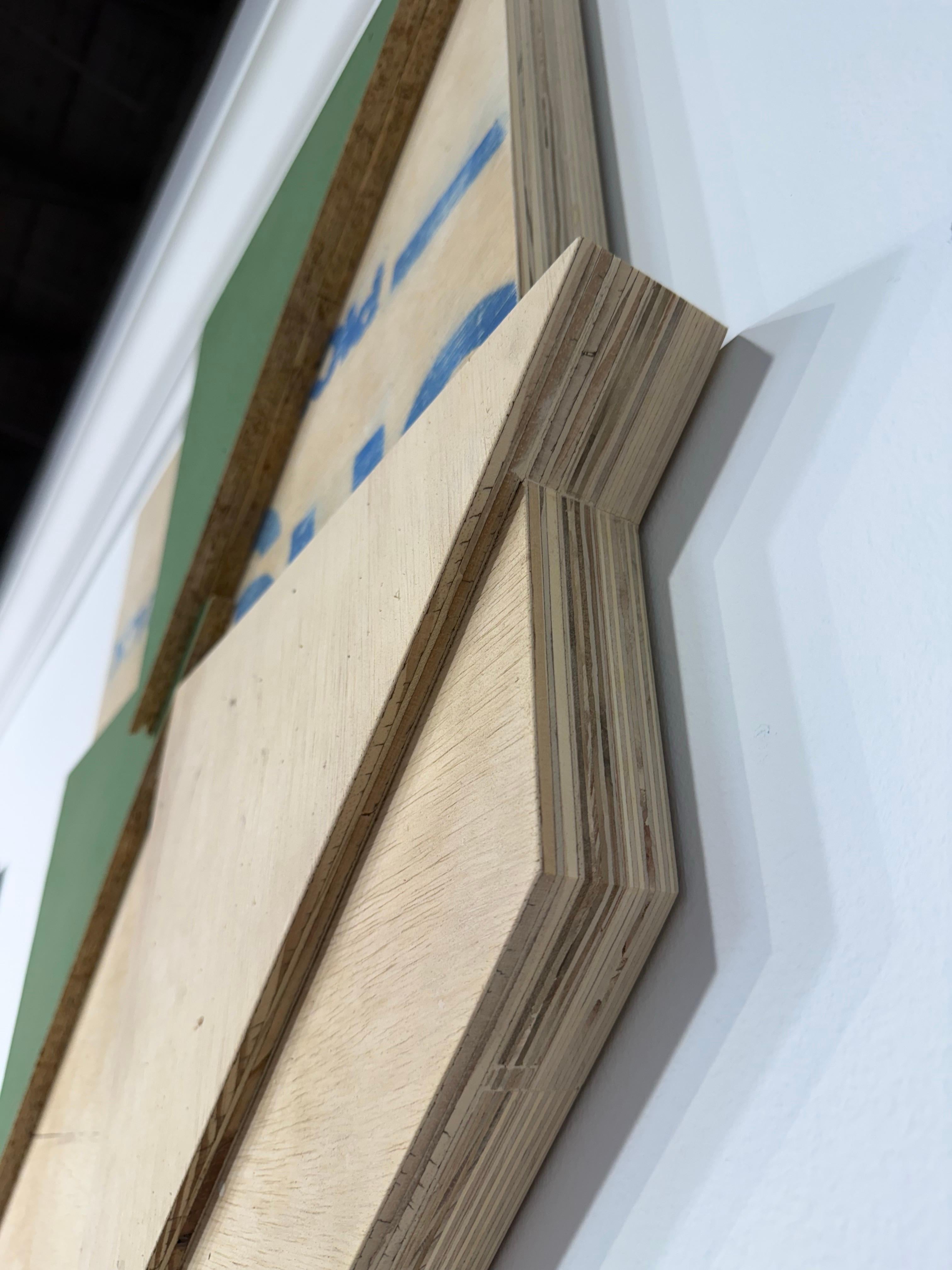 Acrilico e Wood Assemblage Titolo: 