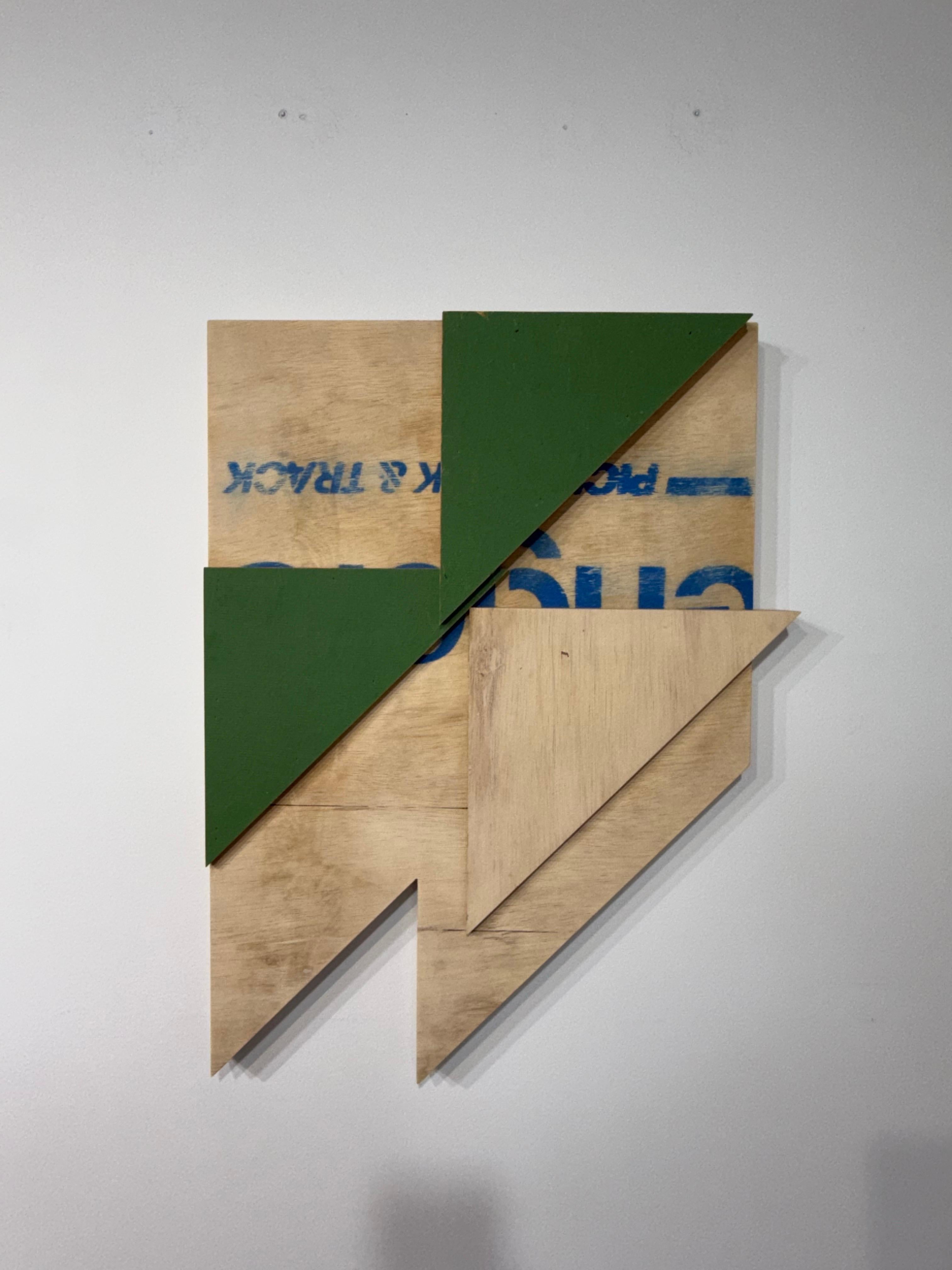 Acrilico e Wood Assemblage Titolo: 