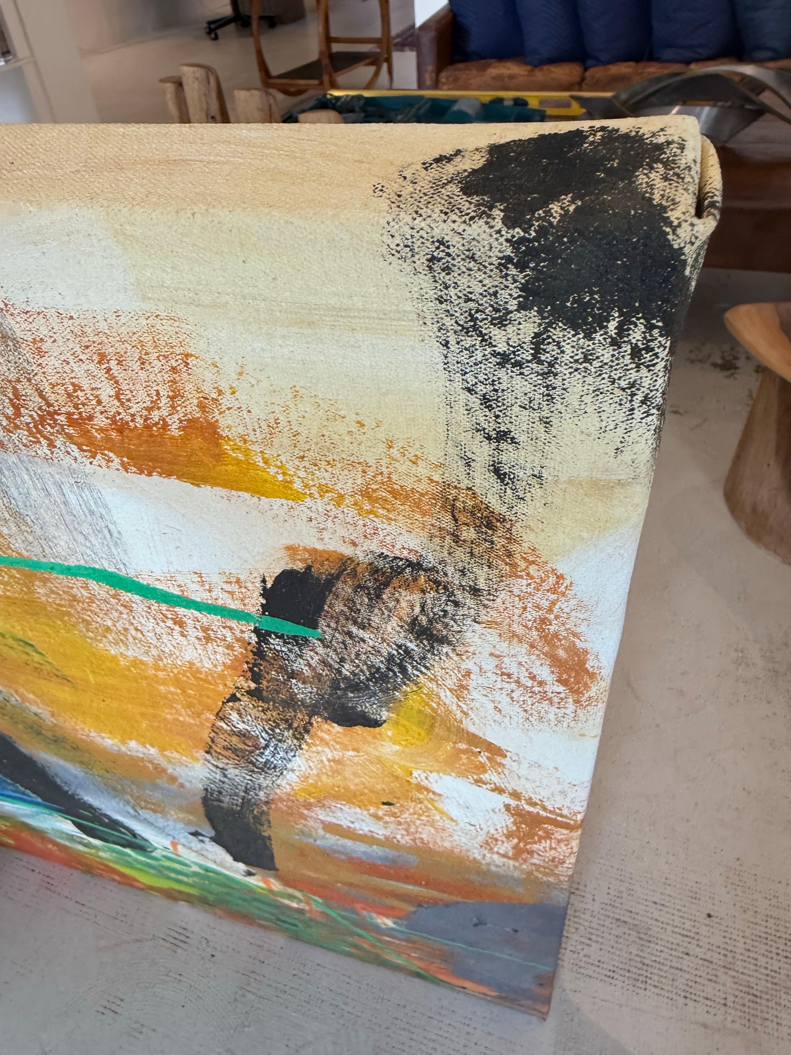 Die abstrakt-expressive Künstlerin Mirtha Moreno wurde in den späten 70er Jahren in Havanna, Kuba, geboren und wanderte 1980 als Kind in die Vereinigten Staaten aus, wo sie von religiöser und politischer Unterdrückung betroffen war. Aufgewachsen in