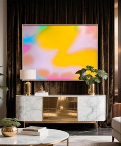 Acrylic Painting on wood Panel Titled “Happy Haze VlI