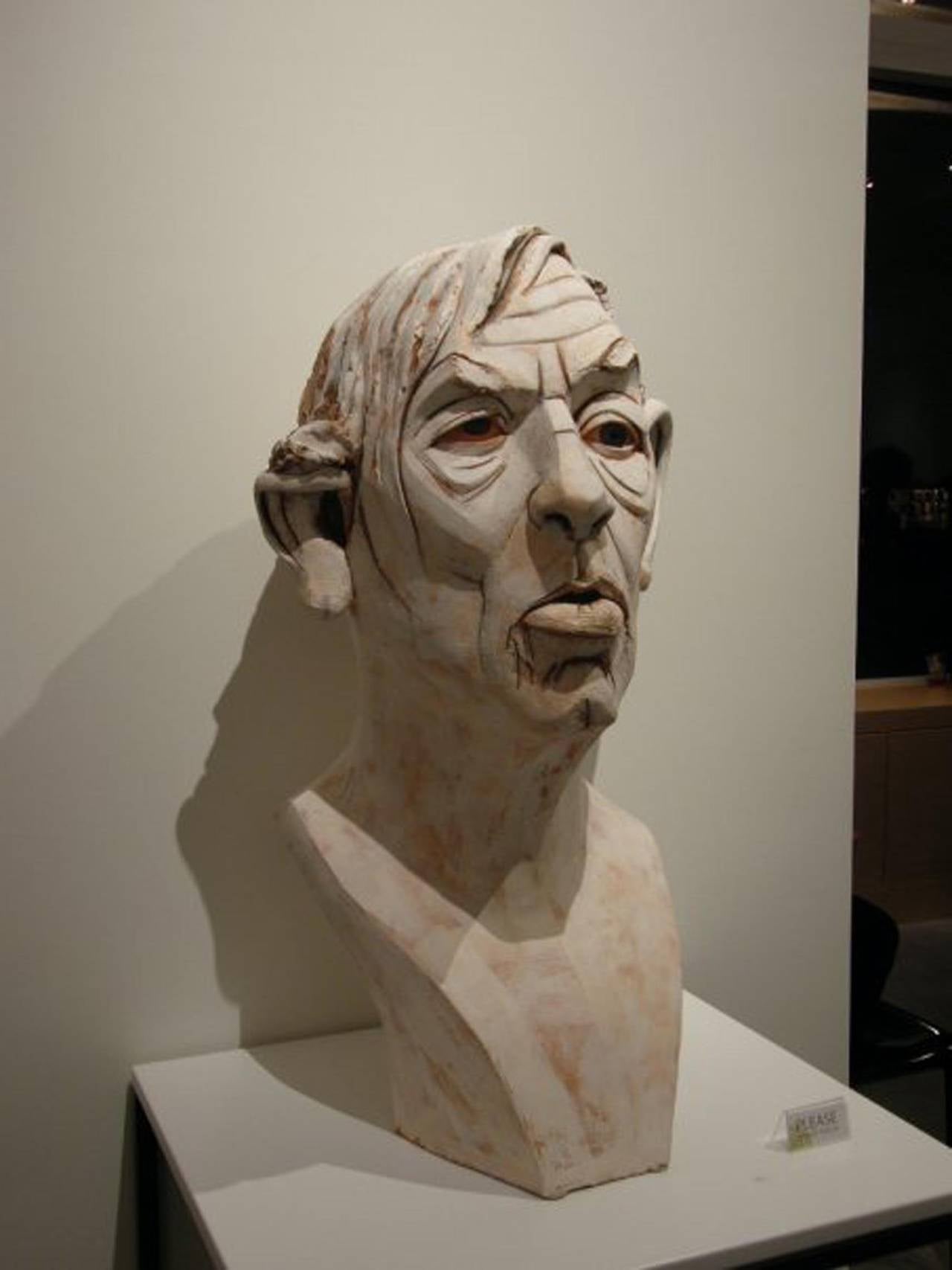 Gran escultura de terracota titulada: Albert - Sculpture de Chris Riccardo