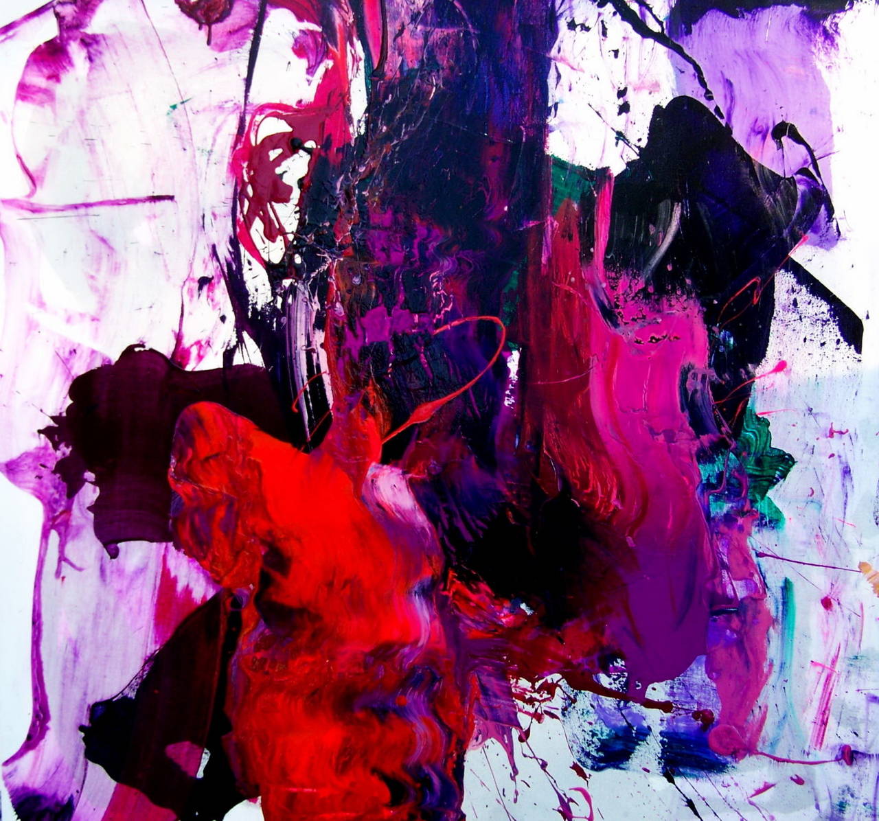Vicki Wilson Abstract Painting - Lava