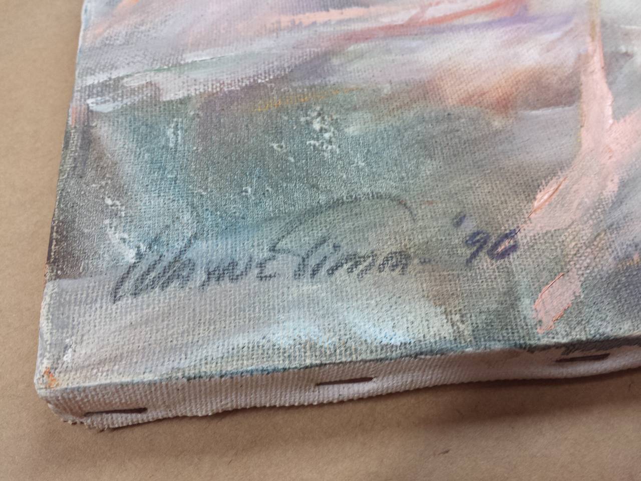 Pittura a olio intitolata: 