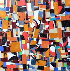 Original Collage on Canvas Titled PDP787