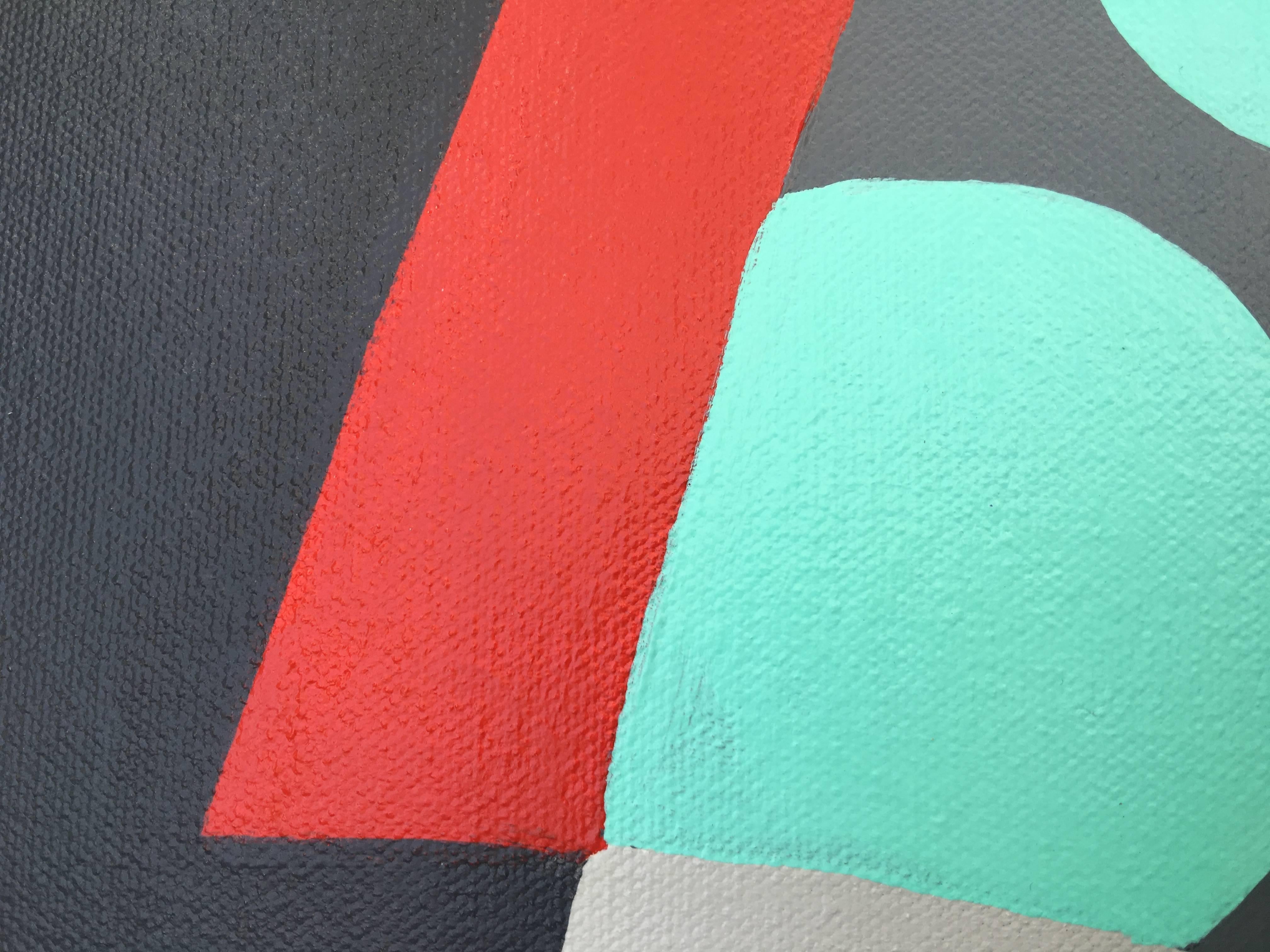 Palazzo (dittico) 60 x 96 - Abstract Painting Nero di Amauri Torezan