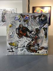 Untitled Abstract  Painting on Canvas by Fern Samuels