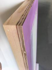 Minimalistisches Acrylgemälde mit dem Titel Supervene