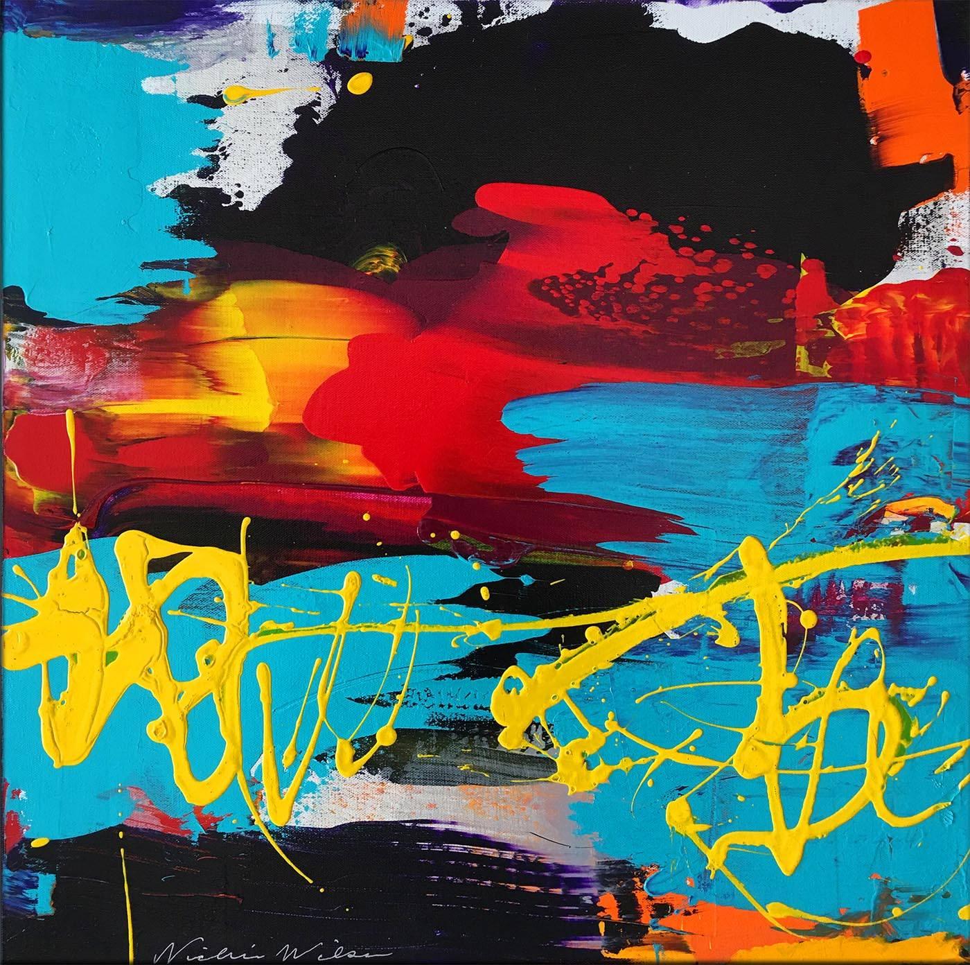 Vicki Wilson Abstract Painting - Electricity