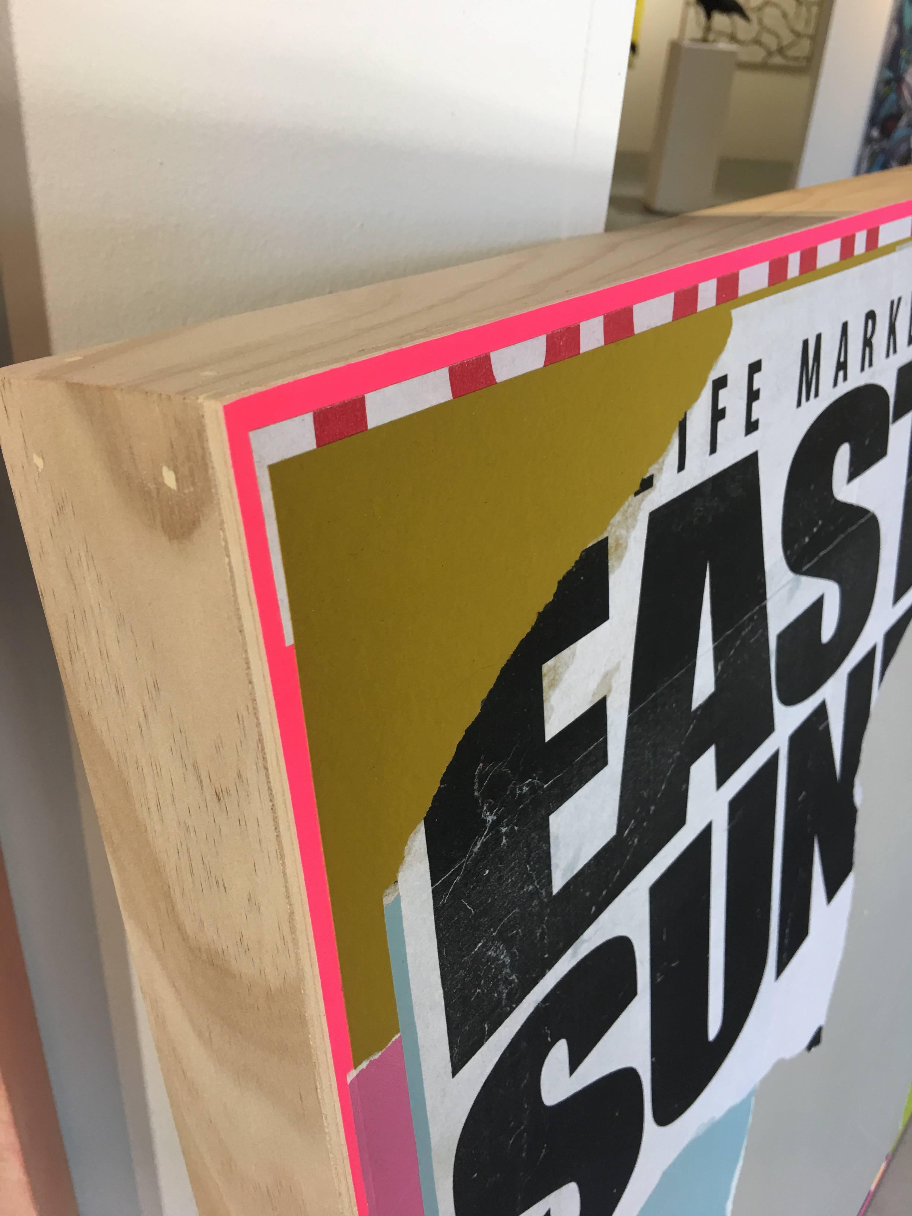Gemälde in Mischtechnik mit dem Titel „EastSide“ im Angebot 2