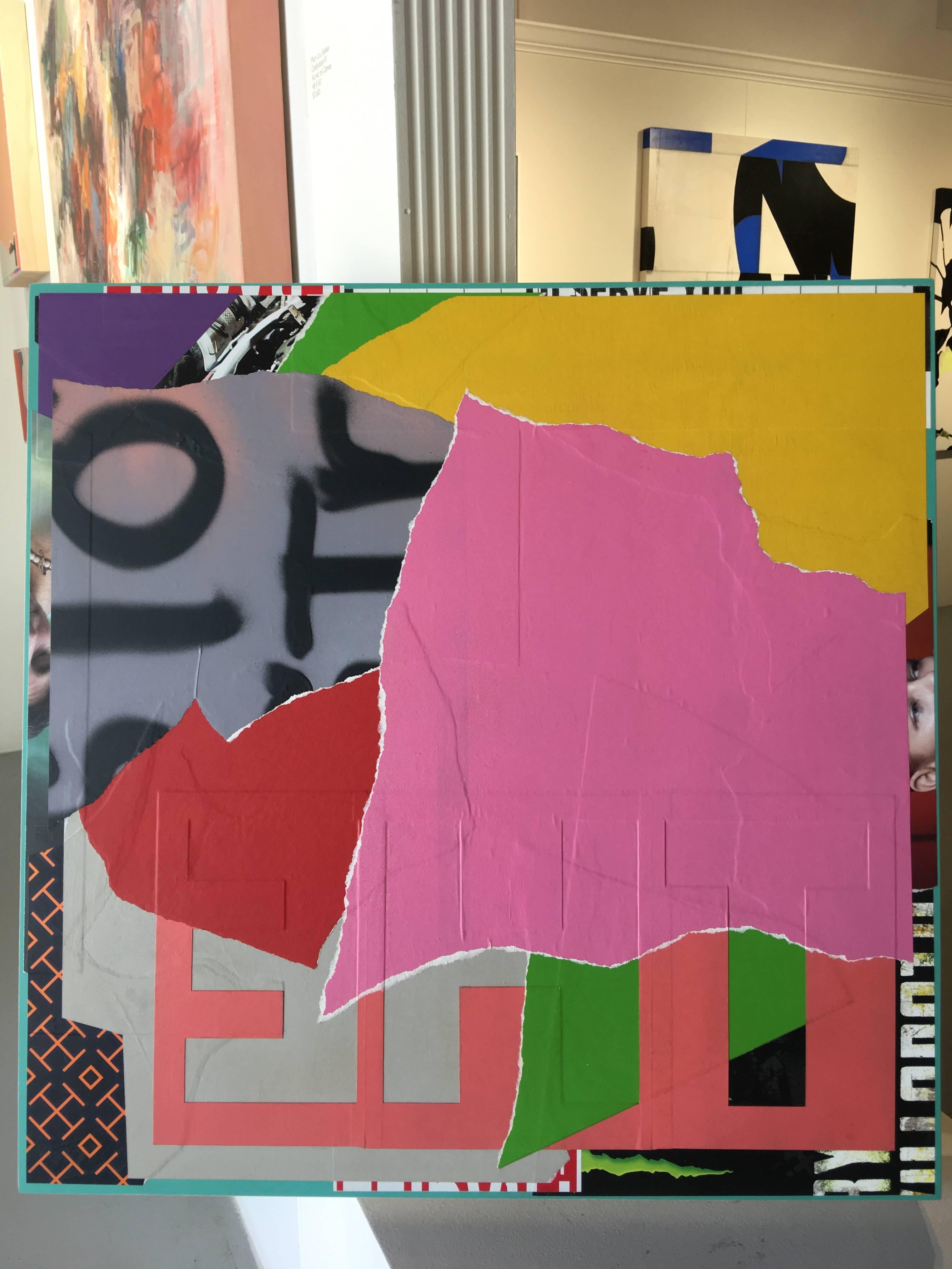 Peinture sur supports mixtes intitulée : Intolerant en vente 3